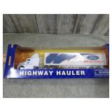 DIECAST FORD RACING HAULER TRUCK