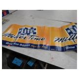 MILLER LITE BEER BANNER SIGN