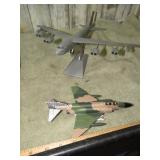 DIECAST B-52 & F-4 PHANTOM JET AIRPLANES