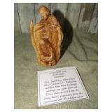 BETHLEHEM STAR -- OLIVE WOOD NATIVITY CCARVING