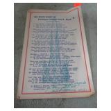 POEM "THE SPACE FLIGHT" OF JOHN GLENN 1962