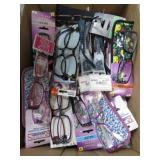 TRAY-- ASSORTED READING GLASSES