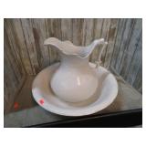 WASH BOWL & PITCHER