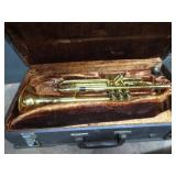 CONN 1000B TRUMPET -- PLUGGED UP