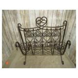 2-- IRON MAGAZINE RACKS