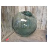 JAPANESE GLASS FISHING FLOAT 9"