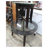 GLASS TOP COFFEE & END TABLES