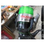 POWER PLUS FISHING ROD & REEL -- TIP BROKEN