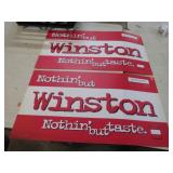 2-- WINSTON CIGARETTE SIGN INSERTS