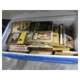 48 qt COLEMAN COOLER & PAPERBACK BOOKS