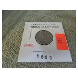 1859 COPPER NICKEL INDIAN HEAD PENNY