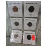 6-- INDIAN HEAD CENTS