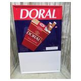 METAL DORAL CIGARETTE SIGN