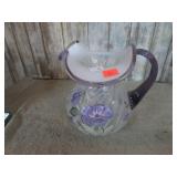 HAND PAINTED & SIGNED FENTON ART GLASS VASE