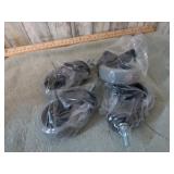 6 SETS-- 4 CASTER WHEELS