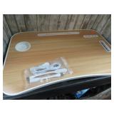 LAP DESK W/ USB PORTS, LIGHT & FAN
