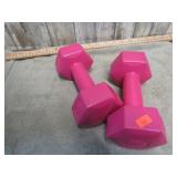 2-- 2.5 lb HAND WEIGHTS