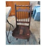 ANTIQUE FOLDING CHAIR