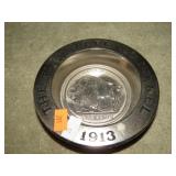 BUFFALO NICKEL ASHTRAY