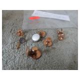 GOLD PLATED STUD BUTTONS