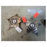2-- SHERIFF BADGES PORTSMOUTH VA