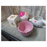 MISC GROUP LOT -- BOWLS, LIGHT & LEMON SOAP