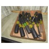 KLEIN, ETC SCREW & NUT DRIVERS