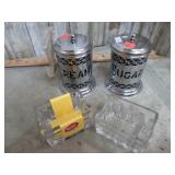 PACKET HOLDERS, CREAM & SUGAR JARS
