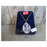 GORHAM CRYSTAL & STERING SILVER NECKLACE