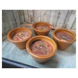 4-- FRAGRANCED CITRONIELLA CANDLES