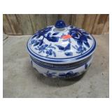 POTTERY COVERED DISH