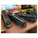 MODEL TRAIN ELECTRIC & WIND-UP ENGINES & CARS