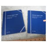 2-- PARTIALLY FILLED 1909-1940 LINCOLN CENT BOOKS