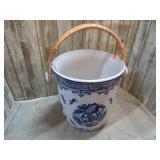 LARGE POTTERY ICE BUCKET