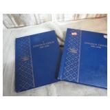 2-- PARTIAL FILLED 1909-1940 LINCOLN CENT BOOKS