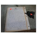 1984 NAVALCONSTRUCTION LETTER & SEABEE FIGURE