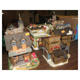 CHRISTMAS VILLAGE BUILDINGS & LIGHTS