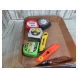 TAPE MEASURES, BOX CUTTERS & KNIFE