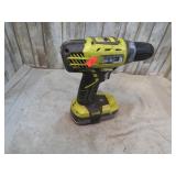 RYOBI CORDLESS DRILL -- NO CHARGER