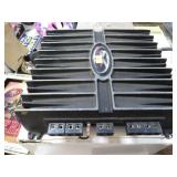 2 SUB WOOFER SPEAKERS & AMPLIFIER