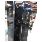 LAQUERED ORIENTAL ROOM SCREEN