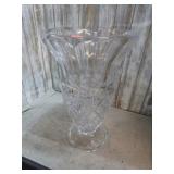 LARGE VERY HEAVY CRYSTAL VASE