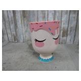 CERAMIC HEAD VASE
