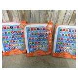 3-- (NIB) ALPHABET & NUMBERS LEARNING TABLETS