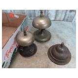 3-- VINTAGE COUNTER BELLS