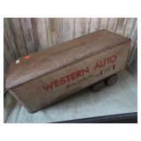 VINTAGE LUMAR WESTERN AUTO SEMI TRAILER