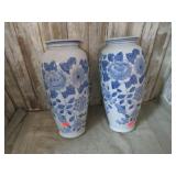 PAIR-- WALL POCKET VASES