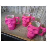 3--SKULL MUGS