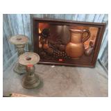 WALL DECOR & CANDLE STANDS