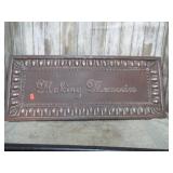 METAL 'MAKING MEMORIES' WALL PLAQUE